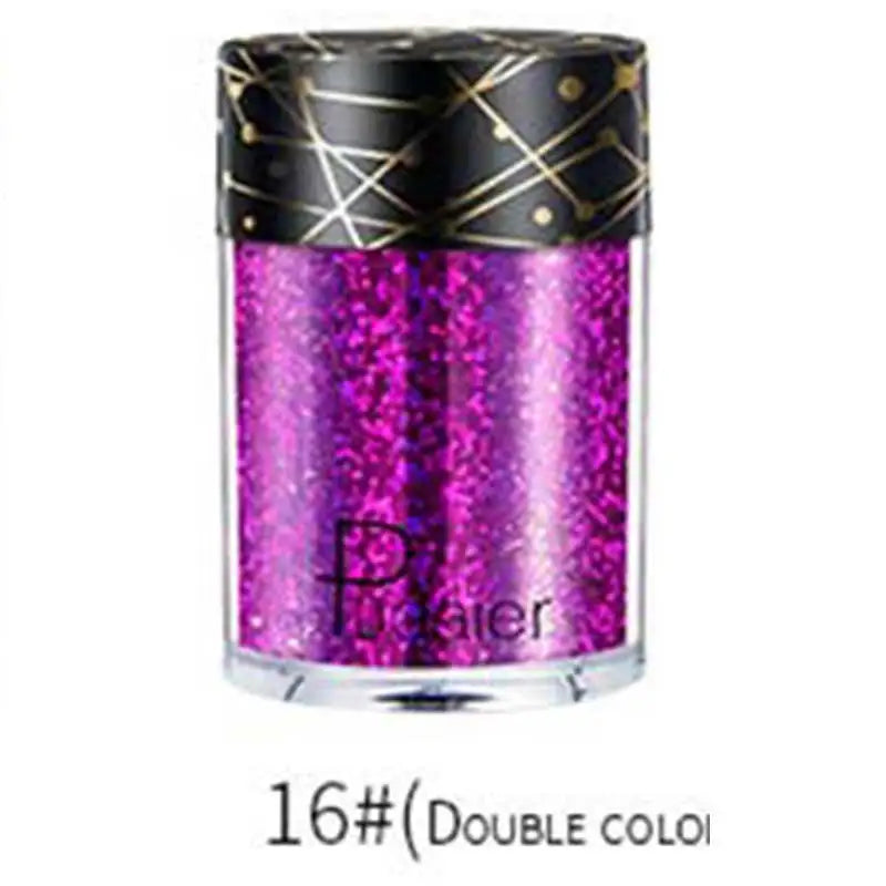 Pudaier Glitter Shimmer Powder Pigment Eyeshadow Highlighter Beauty Makeup Shiny Body Glow Festival Party Cosmetic