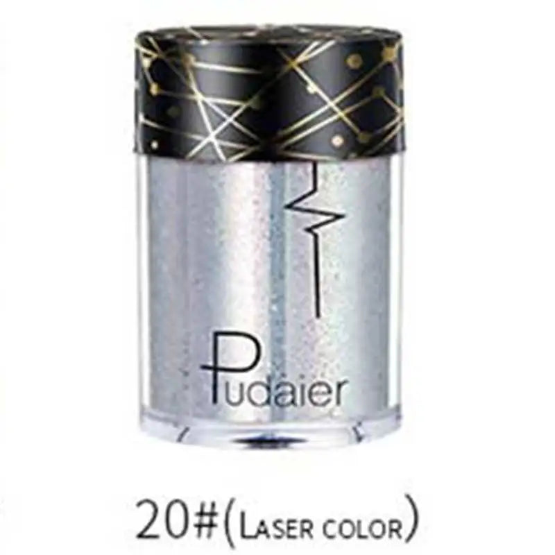 Pudaier Glitter Shimmer Powder Pigment Eyeshadow Highlighter Beauty Makeup Shiny Body Glow Festival Party Cosmetic