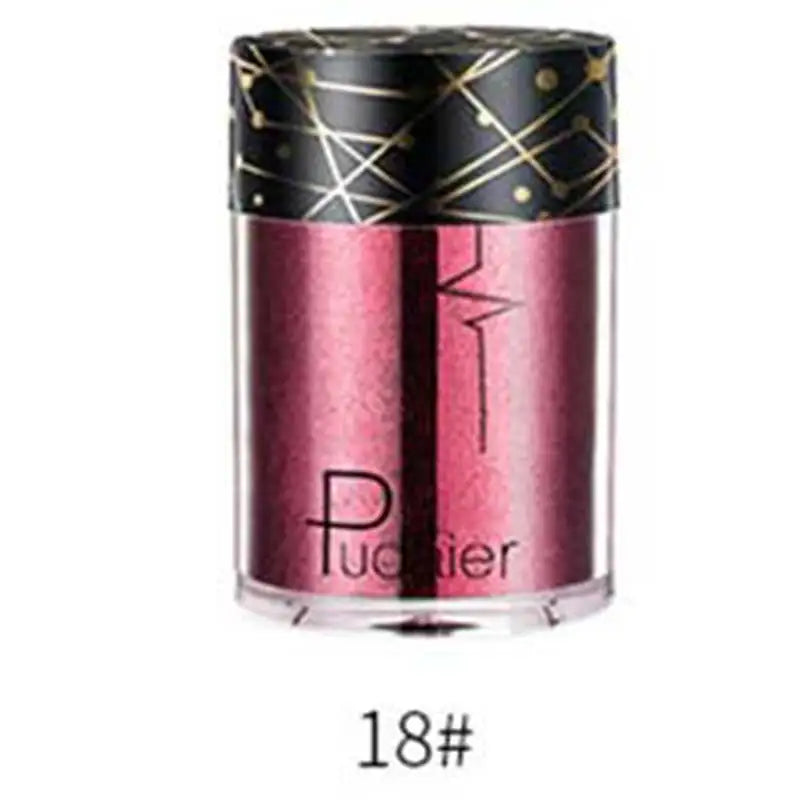 Pudaier Glitter Shimmer Powder Pigment Eyeshadow Highlighter Beauty Makeup Shiny Body Glow Festival Party Cosmetic