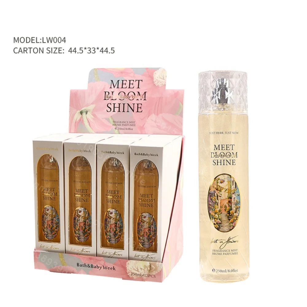 250Ml High-Quality Original Women's Perfume Long-Lasting Body Spray Fragrance Mist Brume Women's Perfume Body Spray Fragrance