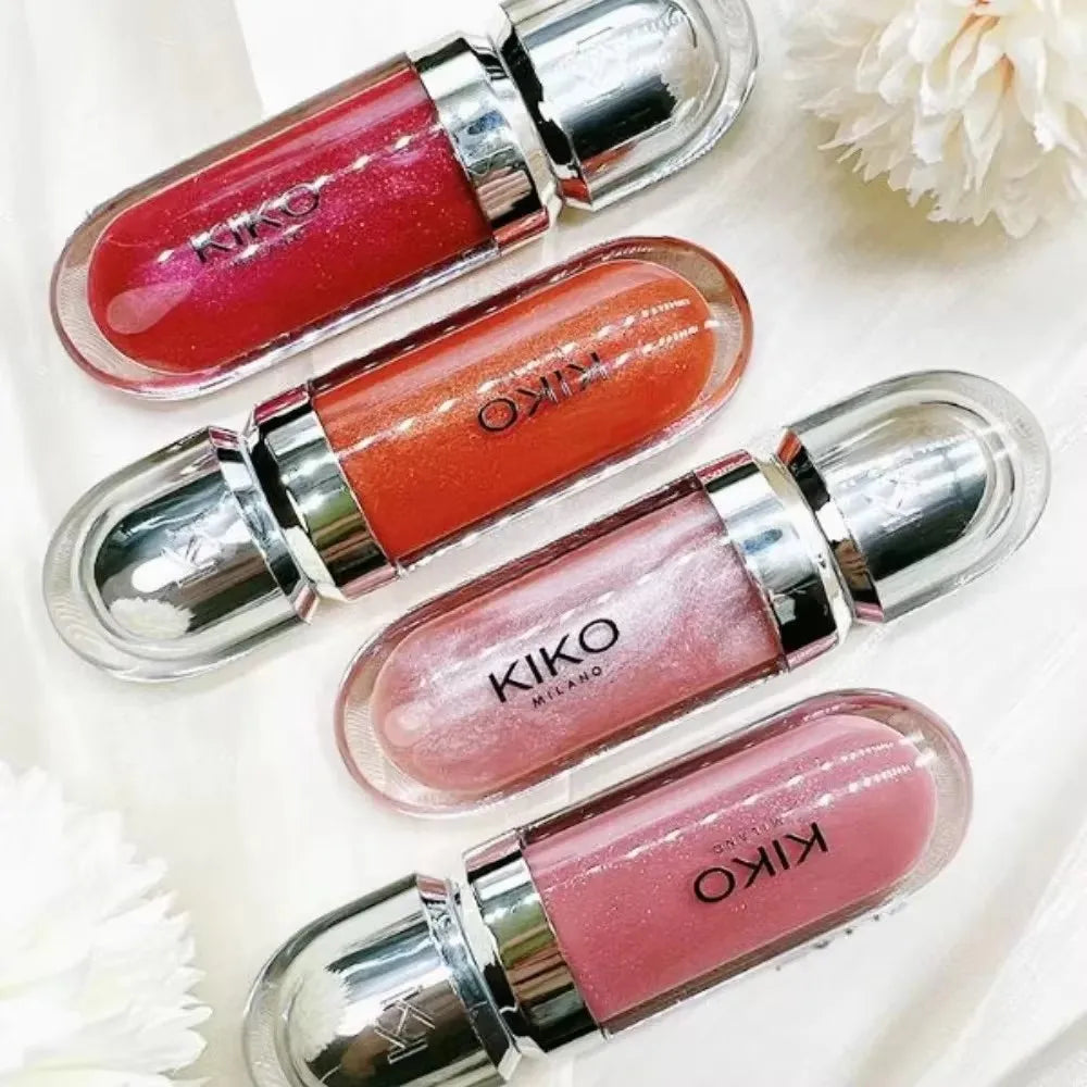 3D Hydra Lipgloss 2025 Transparent Lip Gloss Mirror Lipstick Moisturizing Glossy Full Lips Milk Tea Bean Paste Purple Colors