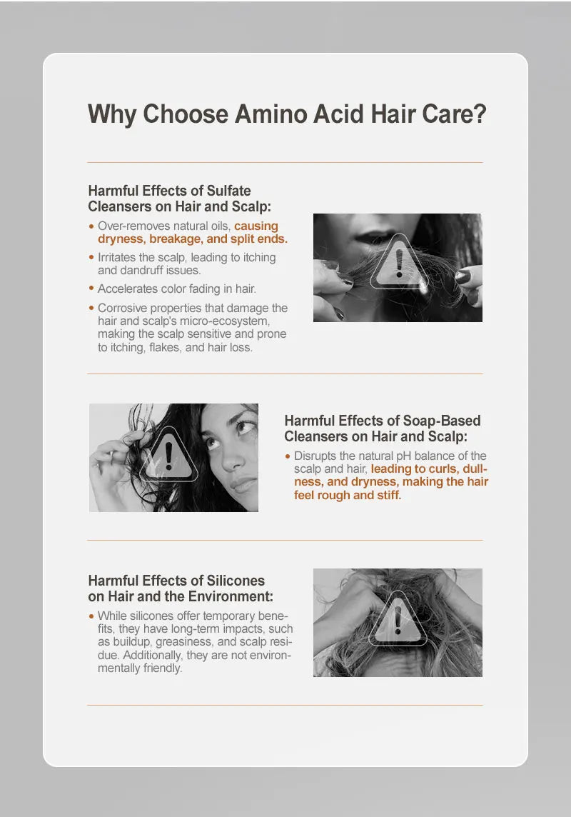 PURC Morocco Argan Oil Shampoo Conditioner Set Amino Acid Keratin Smoothing Repair Damaged Hair Treatment Sulfate-Free Hair Care