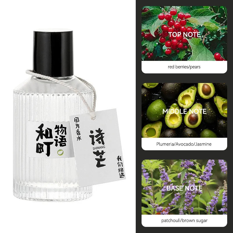 Original brand Wataru Monogatari Perfume - 50ml, Long-lasting Light Scent, For Men & Women, Japanese Style Fresh & Minimalist