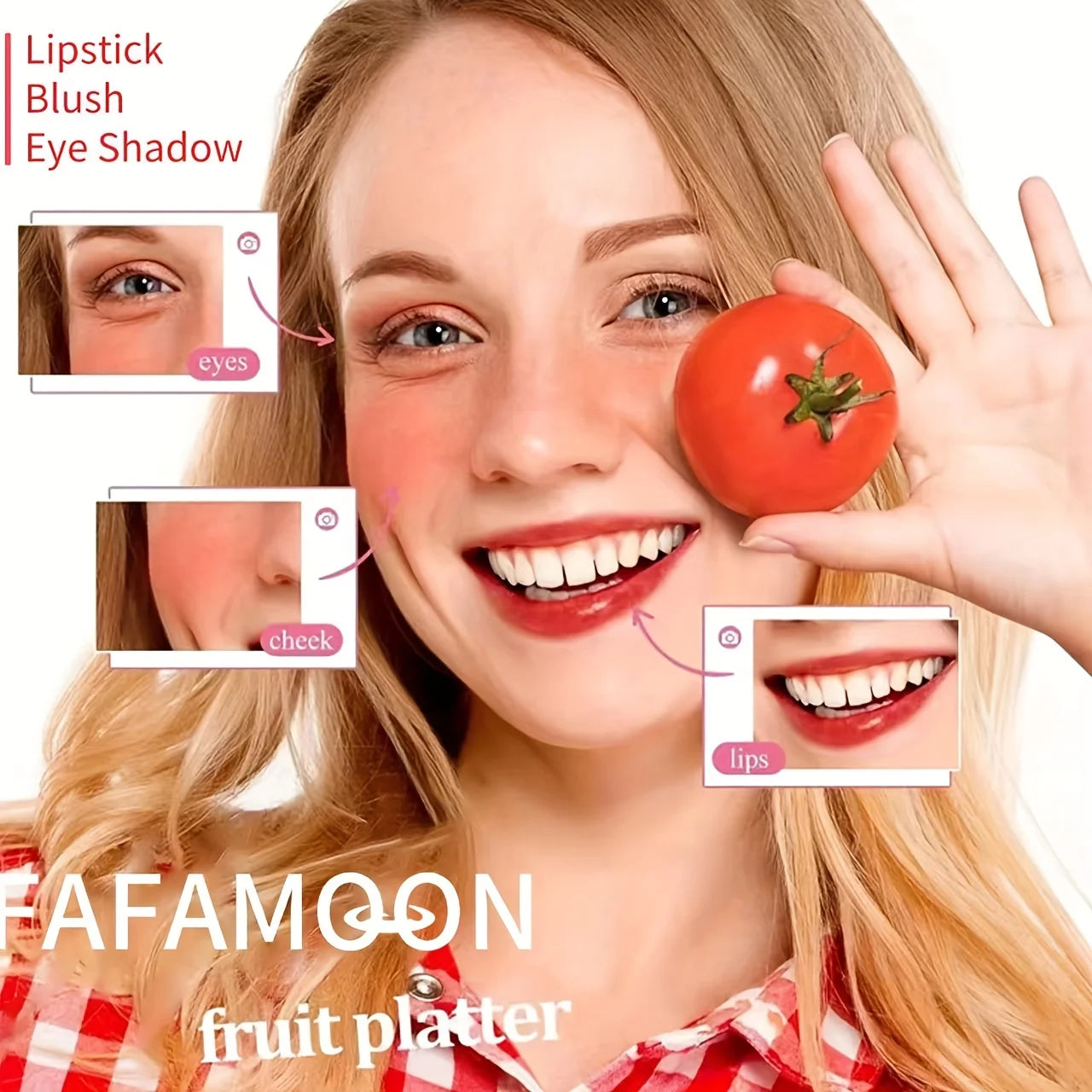 4 colour Fruity Lip Tint Water Gloss Tint, Moisturizing Waterproof Liquid Lipstick, Non-Stick, High Pigment, Long-Lasting Colors