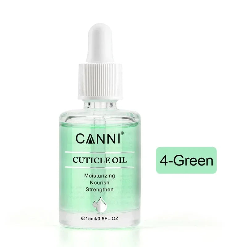 CANNI15ml Cuticle Oil Cuticle Softener New Arrival 6 Flavor Nail Nourish Care Pure Natural Manicure Cuticle Deep Moisturize Oil