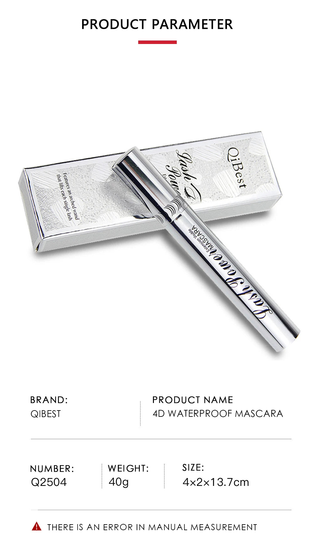 QIBEST 3 Colors Diamond Glitter Mascara Long Lasting Makeup 3D Volume Eyelashes Curling Shimmer Mascara Eye Lash Female Cosmetic