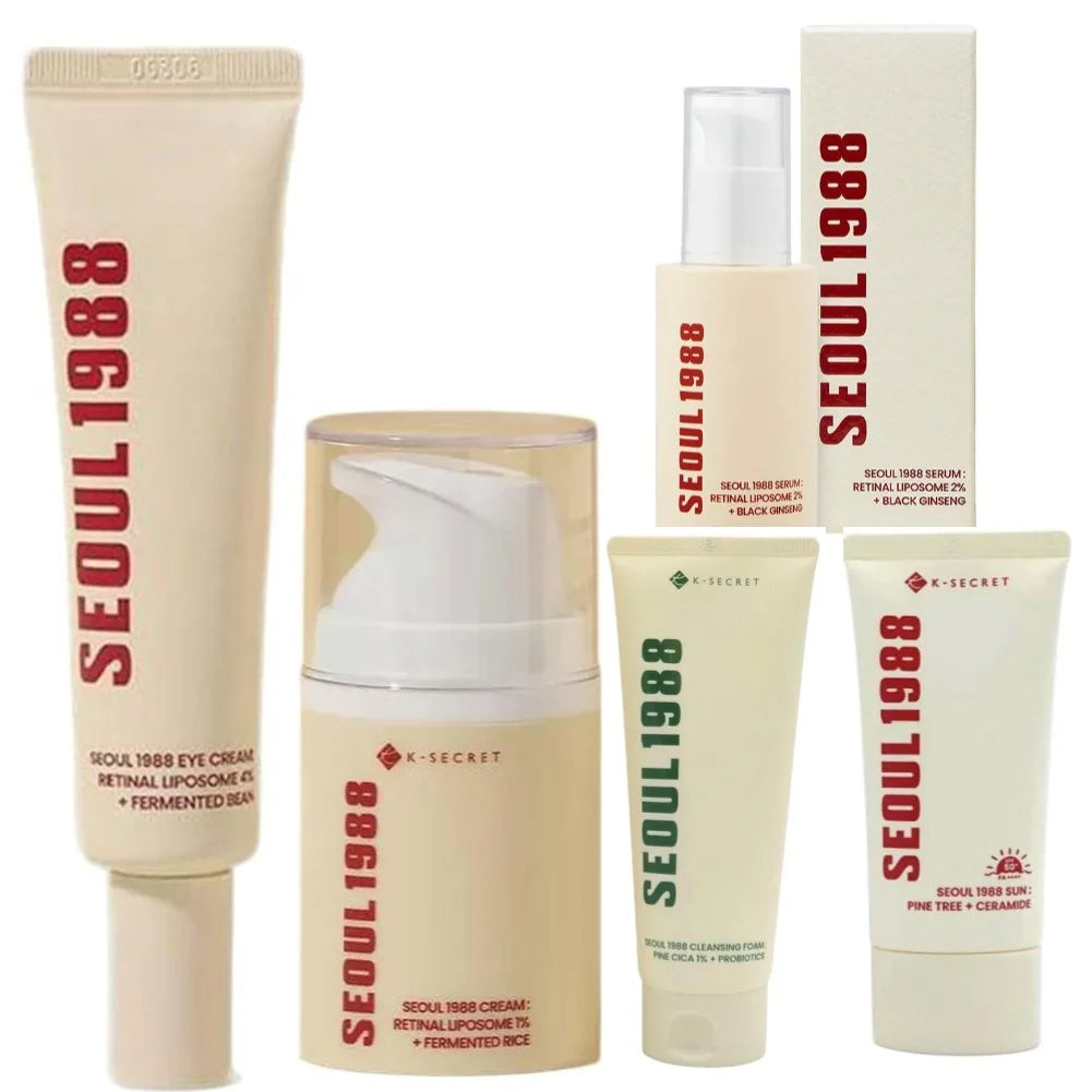Seoul 1988 Retinol Liposome Facial Care Cream Fade Fine Lines Anti-wrinkle Eye Cream Moisturizing Care Cream Face Skin Care