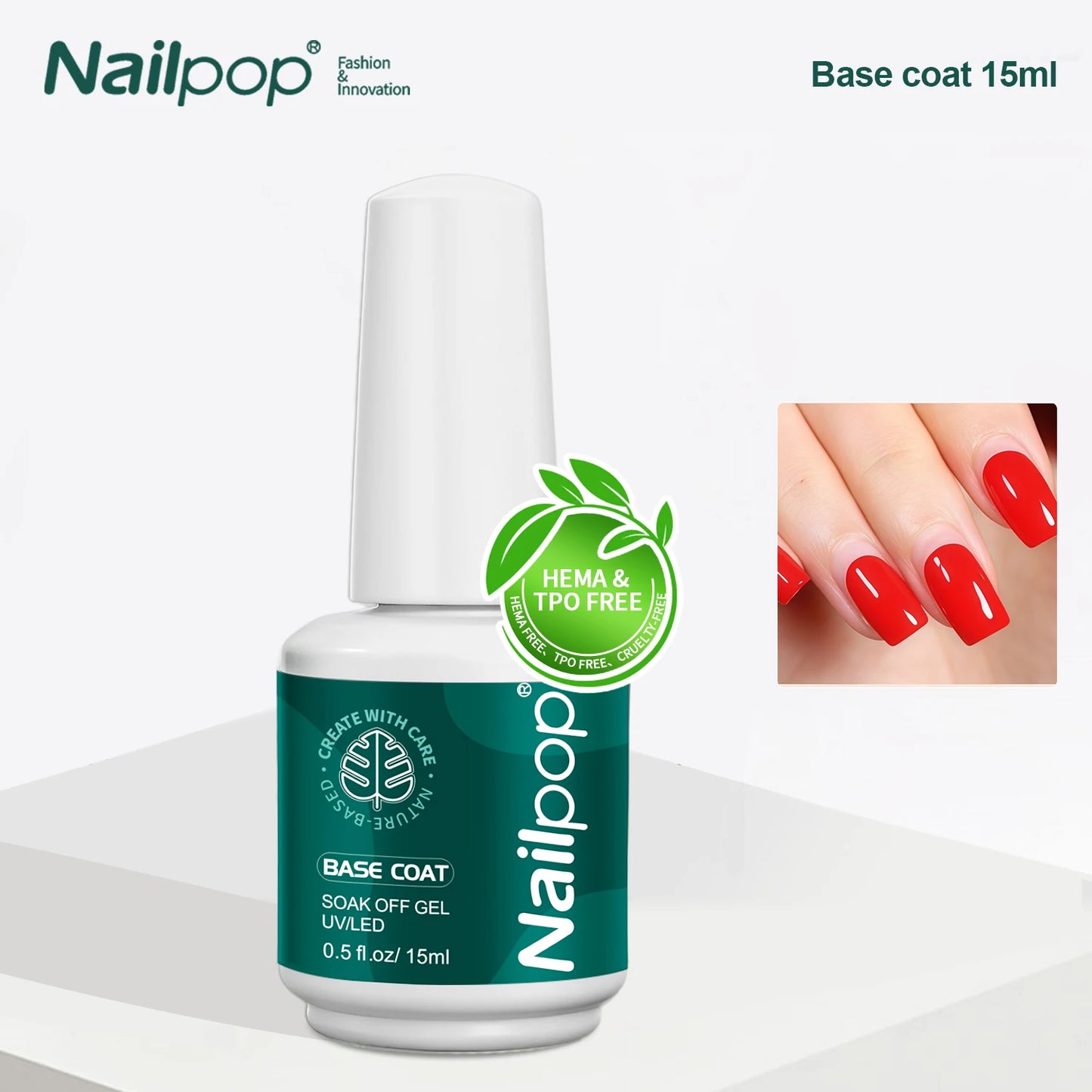 Nailpop Chrome Powder Top Coat High Gloss Top Coat Gel Nail Sealer Long Lasting Easy to Use UV Lamp Dip DIY Salon Art Designs