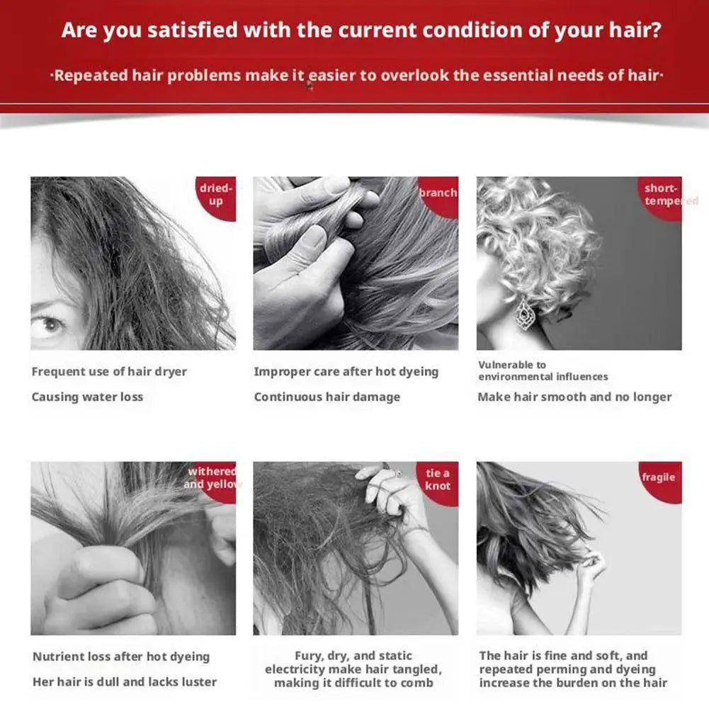 Oil Control Fluffy Shampoo Repair Dry Curly Withered Damaged Hair Dry Damaged Hair Restoring Mask Liquid Conditioner Hair Care