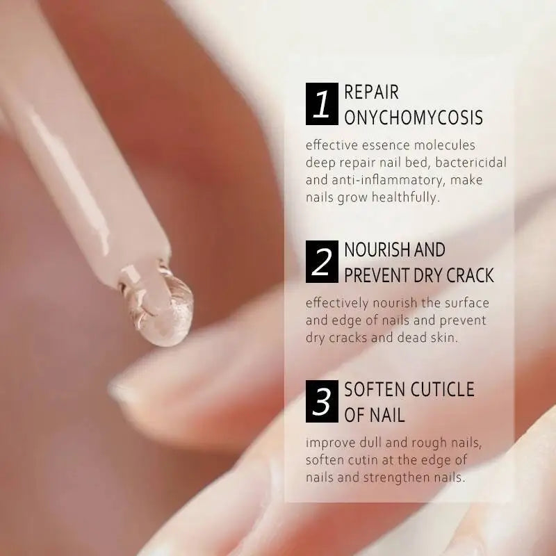 BELYN BERLY Nail Care Serum 3PCS for Nourishing Cracked Discolored Nails Repair Essence Nail Treatment Liquid