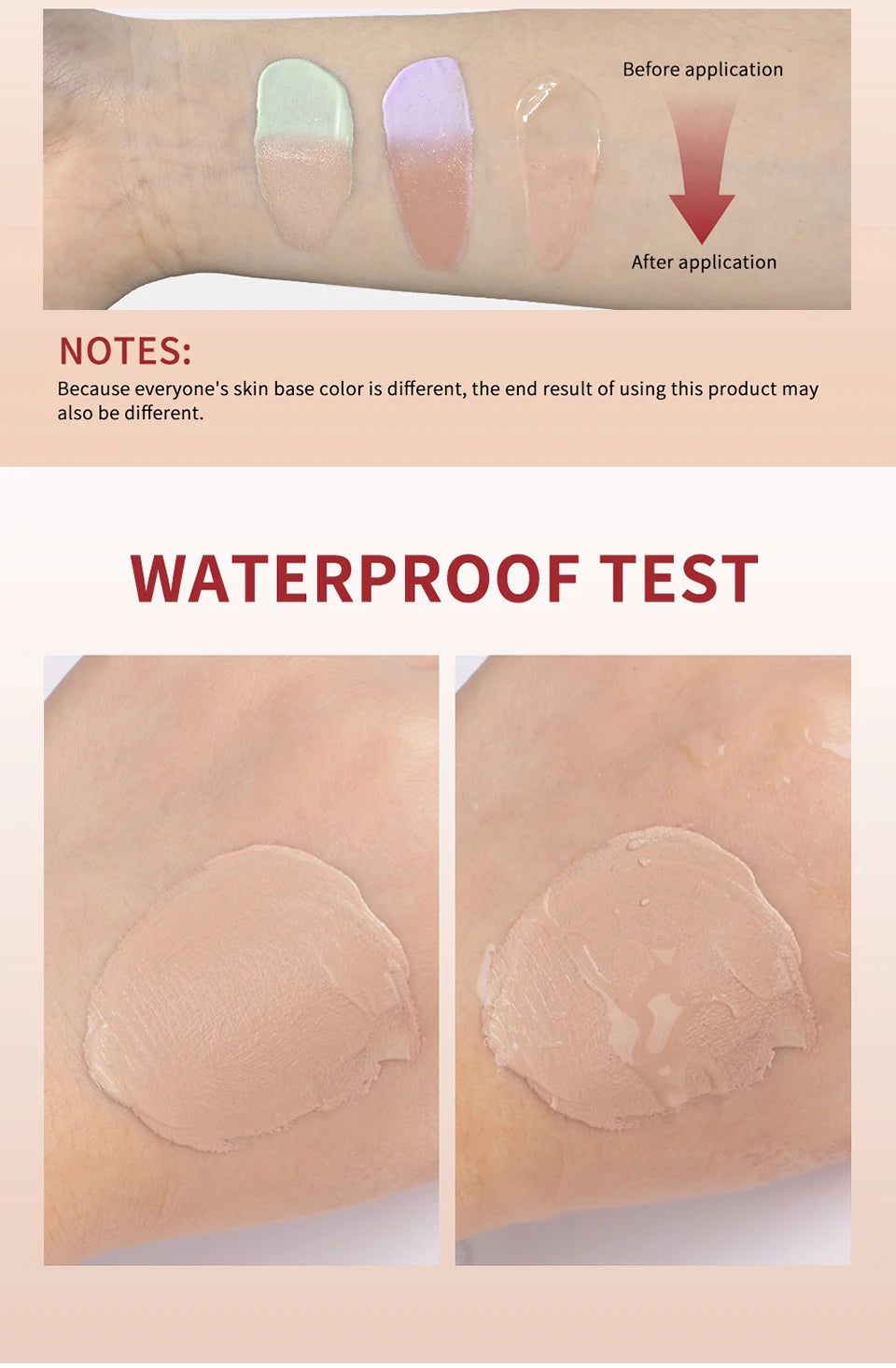 Moisturizing Correcting CC Cream Waterproof Anti-sweat Makeup Before Concealer Lasting Women Makeup Protect Skin erborian Make