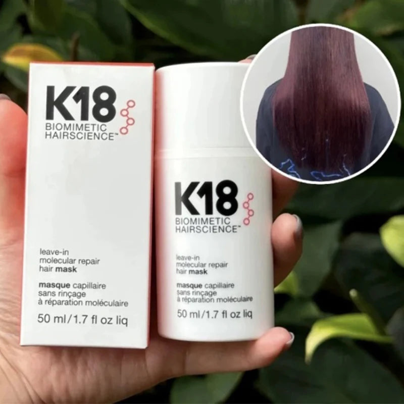 K18 Leave-In Molecular Repair Hair Mask Deep Conditioning Keratin Treatment Soften Hair Smoothing Healthy Hair Care 50ml 150ml