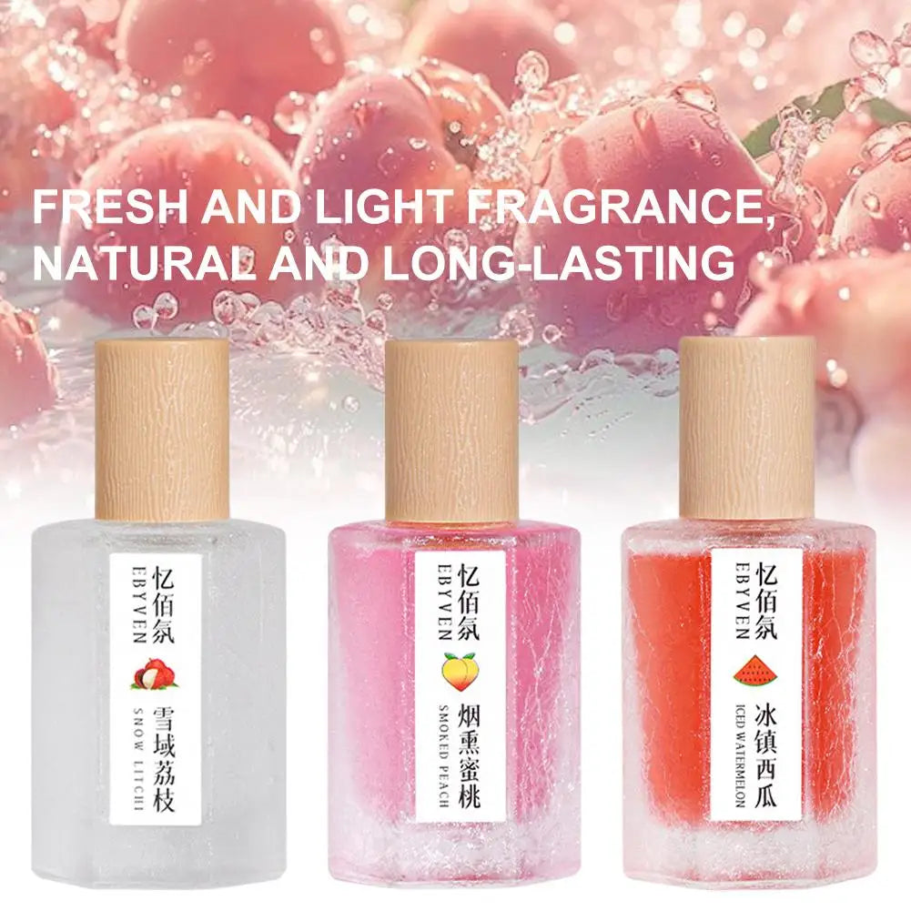 Unisex Fresh Fruity Perfume Natural & Long-Lasting, Daily Use Body Spray Lychee Peach Watermelon Fruity Scent Spray Fragrance