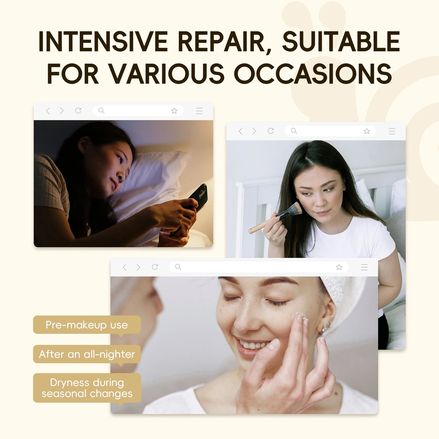 LAIKOU Korea Snail Collagen Essence Mask Hydrating Sheet Mask Anti-Wrinkle Face Mask Firming Skin Care 25g*20pcs