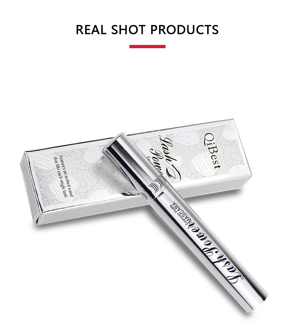 QIBEST 3 Colors Diamond Glitter Mascara Long Lasting Makeup 3D Volume Eyelashes Curling Shimmer Mascara Eye Lash Female Cosmetic