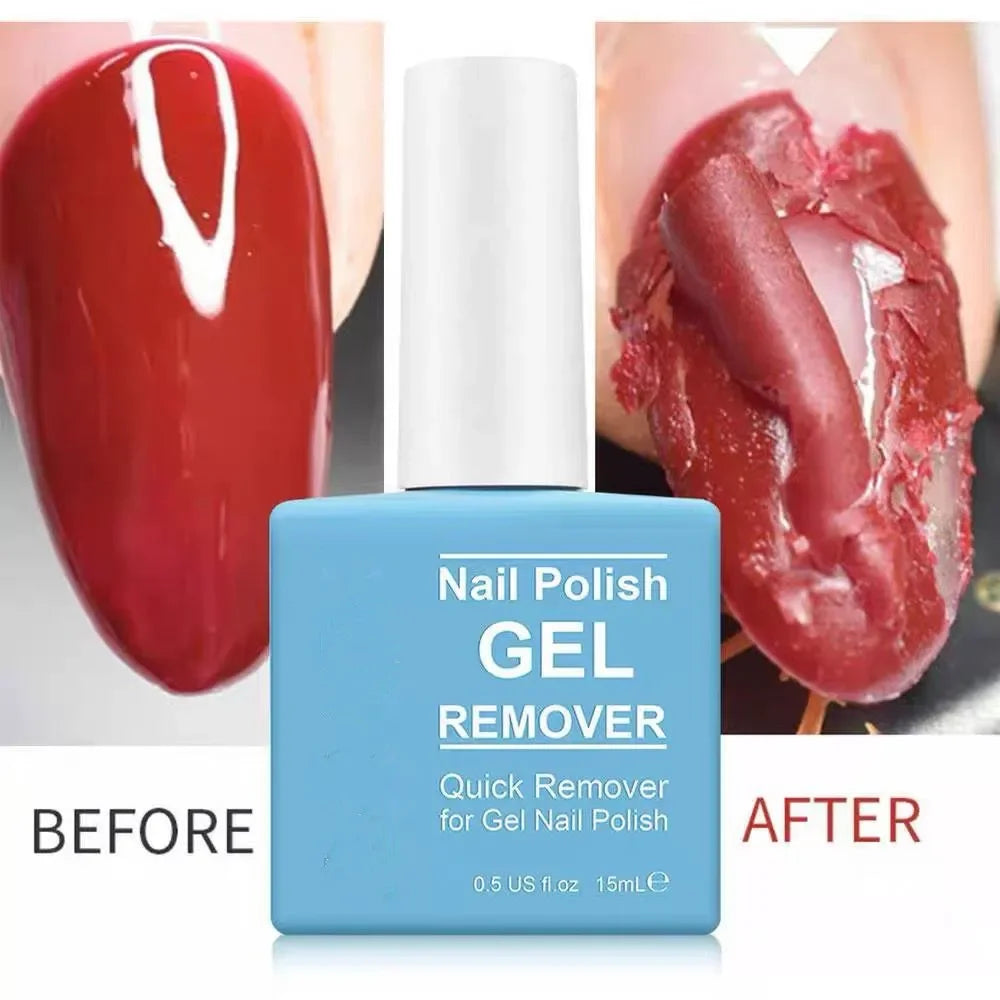 Magic Fast Remover Nail Gel Polish Remover UV Gel Polish Soak Off Degreasar Manicure Layer Nail Art Removal Semi-permanet Varnish
