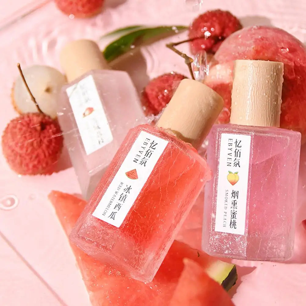 Unisex Fresh Fruity Perfume Natural & Long-Lasting, Daily Use Body Spray Lychee Peach Watermelon Fruity Scent Spray Fragrance
