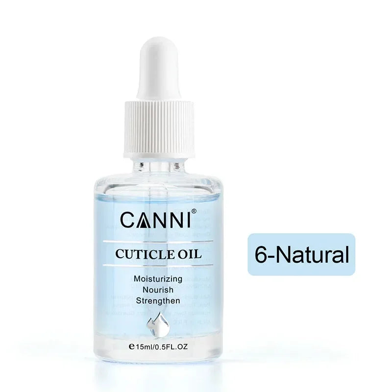 CANNI15ml Cuticle Oil Cuticle Softener New Arrival 6 Flavor Nail Nourish Care Pure Natural Manicure Cuticle Deep Moisturize Oil