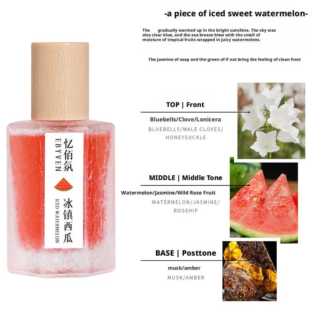 Unisex Fresh Fruity Perfume Natural & Long-Lasting, Daily Use Body Spray Lychee Peach Watermelon Fruity Scent Spray Fragrance