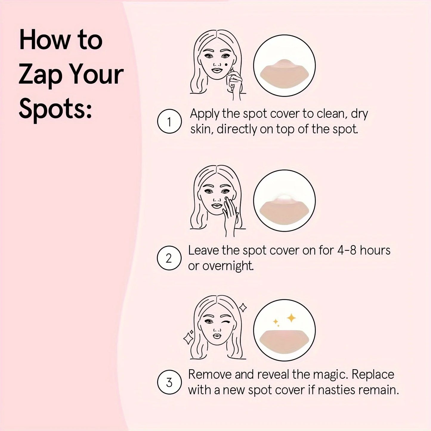 Acne Patches (multiple shapes, 108 counts) Hydrocolloid acne patches, free acne patches, blemishes Patches, acne stickers