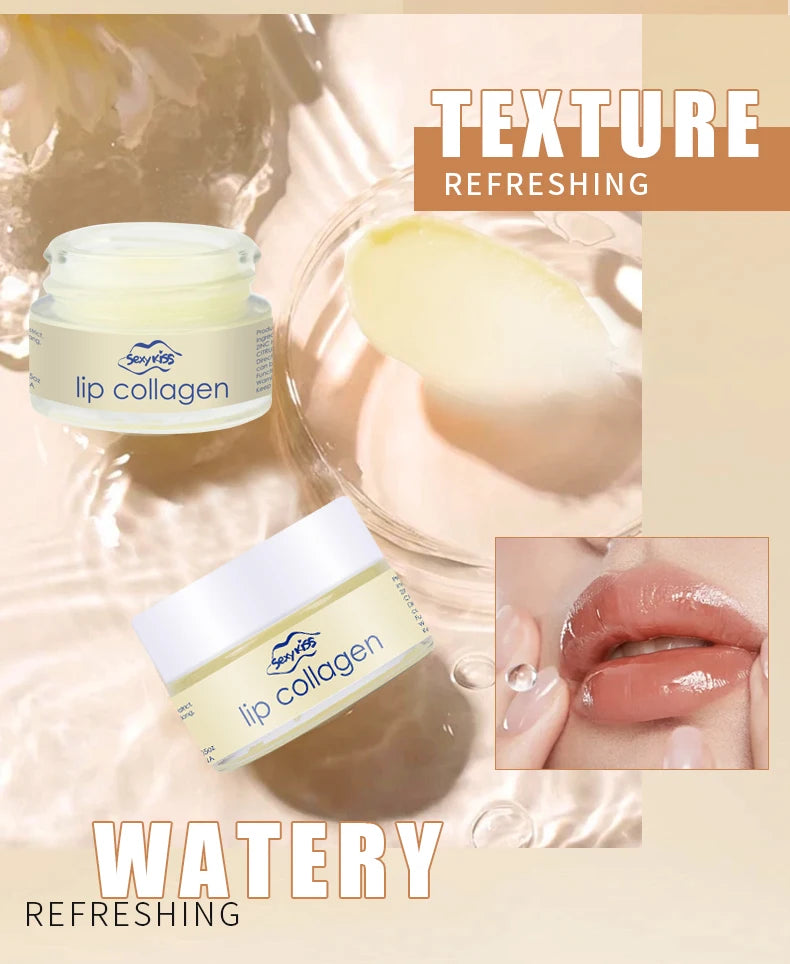 Hyaluronic acid collagen Sleep lip mask 20g deep hydration lasting moisturizing exfoliation day and night can be given as a gift