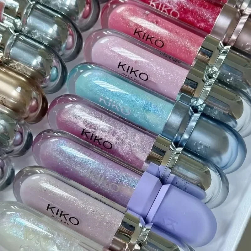 3D Hydra Lipgloss 2025 Transparent Lip Gloss Mirror Lipstick Moisturizing Glossy Full Lips Milk Tea Bean Paste Purple Colors