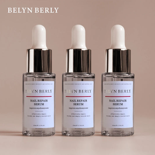 BELYN BERLY Nail Care Serum 3PCS for Nourishing Cracked Discolored Nails Repair Essence Nail Treatment Liquid