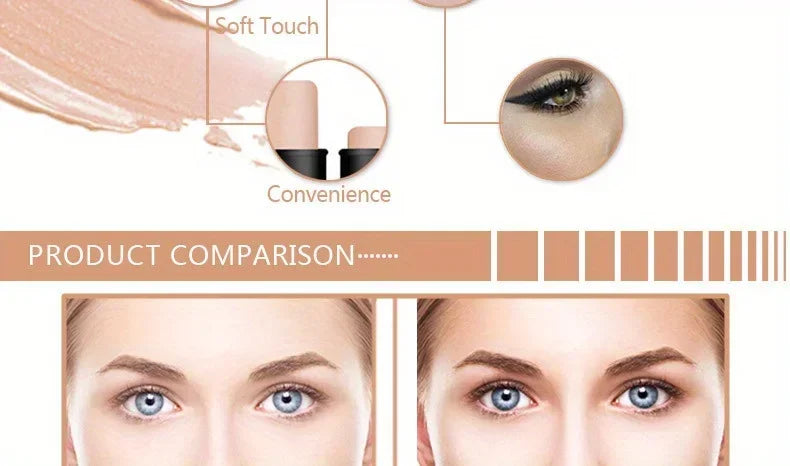 Magical Halo Shimmer Stick - Multi-Use Highlighter & Contour Makeup for Radiant Glow - Daily Wear 01# & 02#