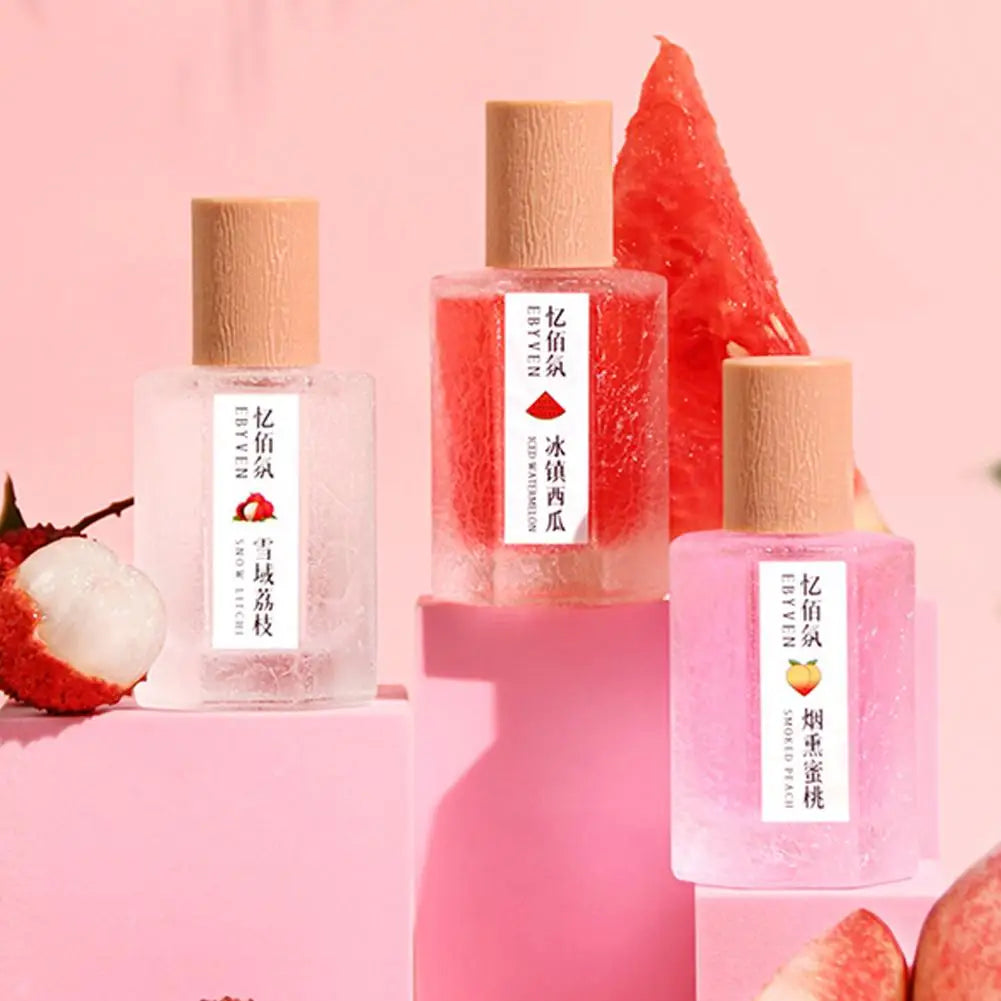 Unisex Fresh Fruity Perfume Natural & Long-Lasting, Daily Use Body Spray Lychee Peach Watermelon Fruity Scent Spray Fragrance