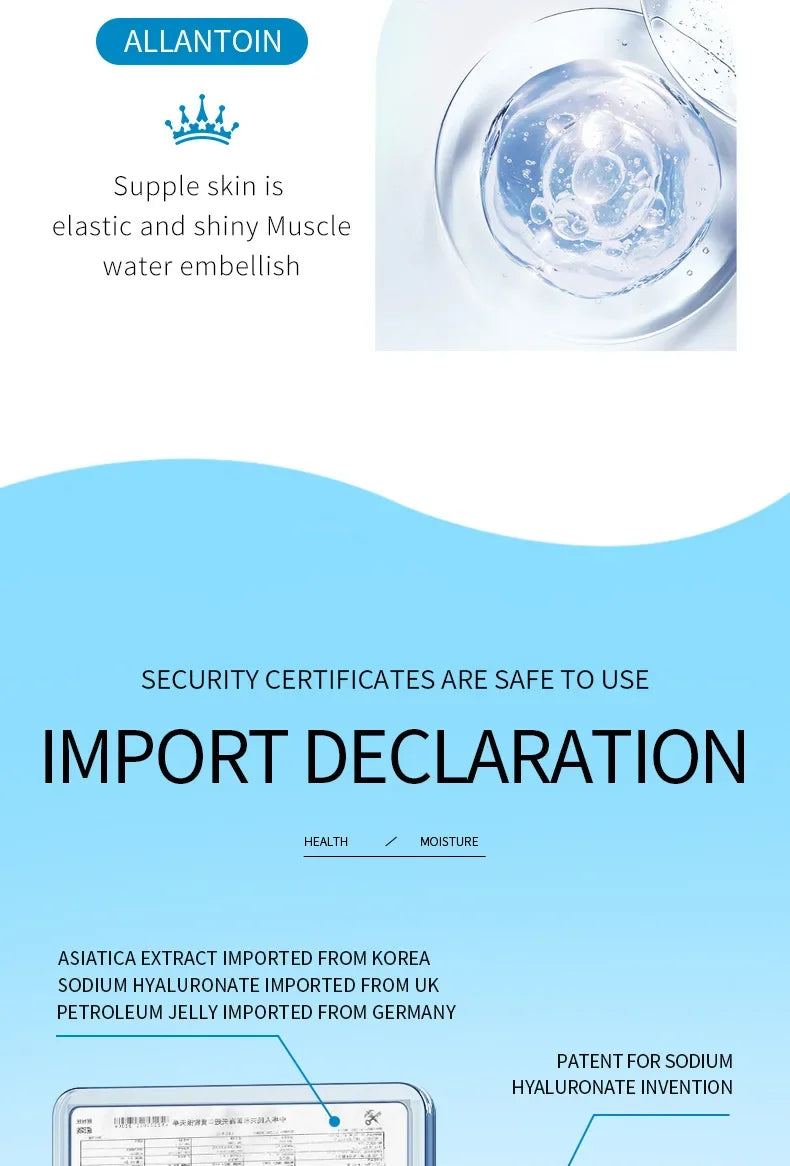 10pcs SADOER Hyaluronic Acid Neck Mask Collagen Firming Neck Masks Nourishing Brightening Beauty Moisturizing Necks Skin Care