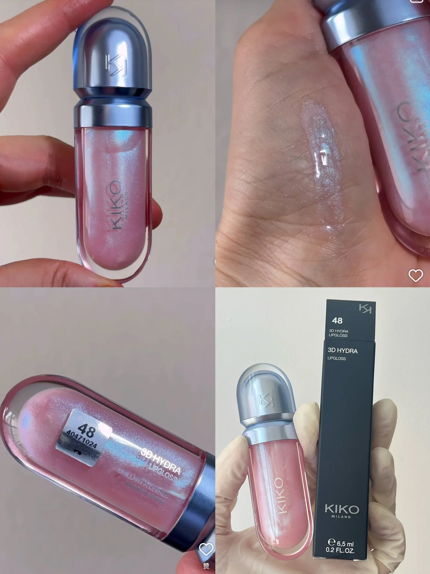 3D Hydra Lipgloss 2025 Transparent Lip Gloss Mirror Lipstick Moisturizing Glossy Full Lips Milk Tea Bean Paste Purple Colors