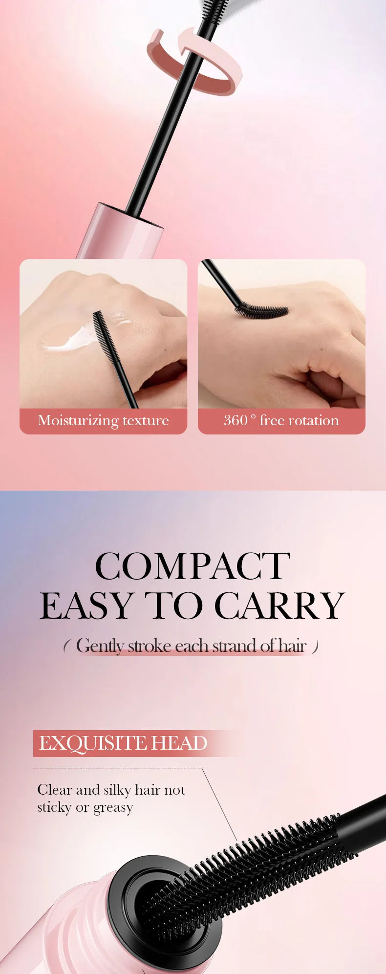 SADOER Hair Styling Wax Stick Edge Control Anti-Frizz Improve Frizzy Curly Troubles Smoothing Broken Solid Hair Gel Cream Liquid