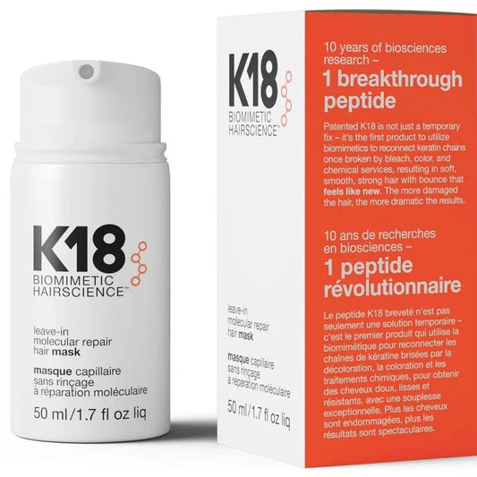 K18 Leave-In Molecular Repair Hair Mask Deep Conditioning Keratin Treatment Soften Hair Smoothing Healthy Hair Care 50ml 150ml