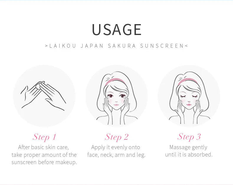 Sakura Facial Cleaner Korean Face Serum Exfoliating Peeling Gel Moisturize Toner Eye Cream Sunscreen Cosmetics Skin Care Set