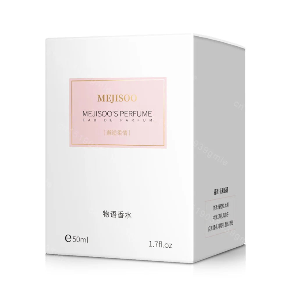 50Ml Women's Charming Night Perfume Fresh Flower and Fruit Fragrance Tender Airy Floral Scent Ladies Long-Lasting Fragrance