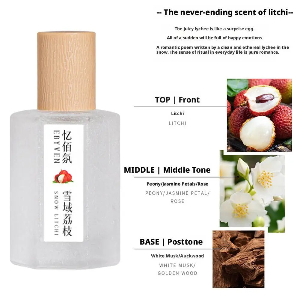 Unisex Fresh Fruity Perfume Natural & Long-Lasting, Daily Use Body Spray Lychee Peach Watermelon Fruity Scent Spray Fragrance