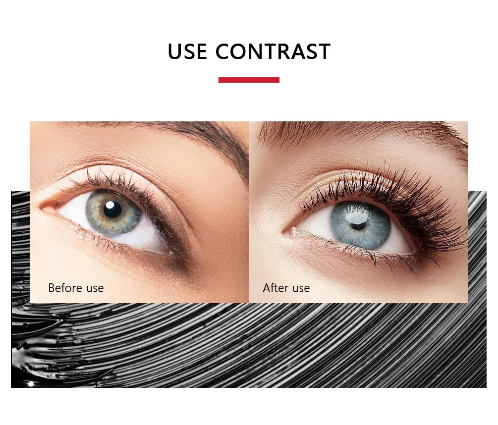 QIBEST 3 Colors Diamond Glitter Mascara Long Lasting Makeup 3D Volume Eyelashes Curling Shimmer Mascara Eye Lash Female Cosmetic