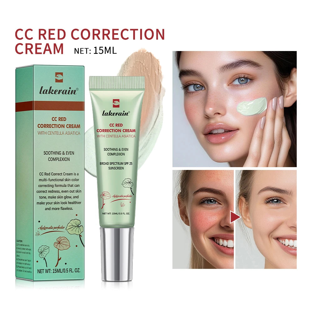 3pcs Korean CC Cream – Color Correcting, Moisturizing & High Coverage