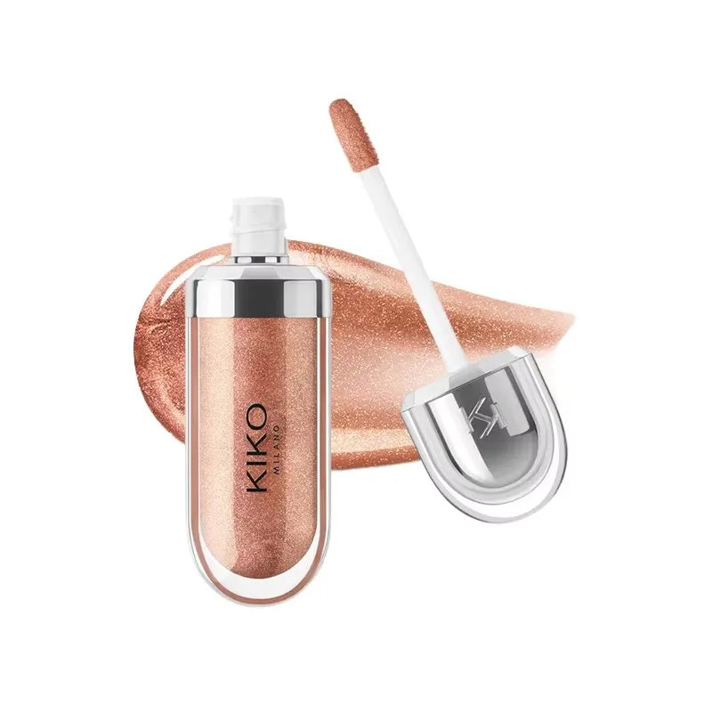 3D Hydra Lipgloss 2025 Transparent Lip Gloss Mirror Lipstick Moisturizing Glossy Full Lips Milk Tea Bean Paste Purple Colors