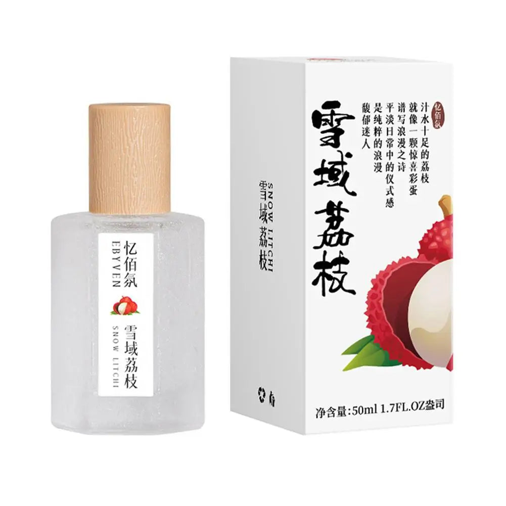 Unisex Fresh Fruity Perfume Natural & Long-Lasting, Daily Use Body Spray Lychee Peach Watermelon Fruity Scent Spray Fragrance