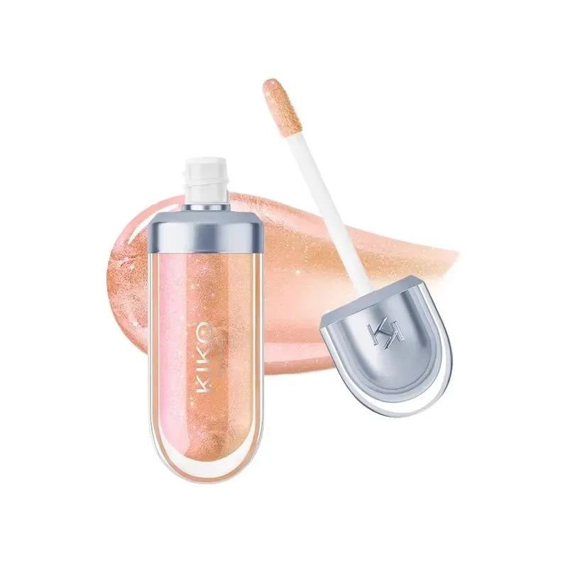 3D Hydra Lipgloss 2025 Transparent Lip Gloss Mirror Lipstick Moisturizing Glossy Full Lips Milk Tea Bean Paste Purple Colors